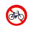 Closed to Bicycles